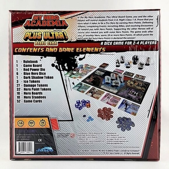 My Hero Academia Plus Ultra! Board Strategy Dice Game 2-4 Players Age 14+ - Picture 6 of 10